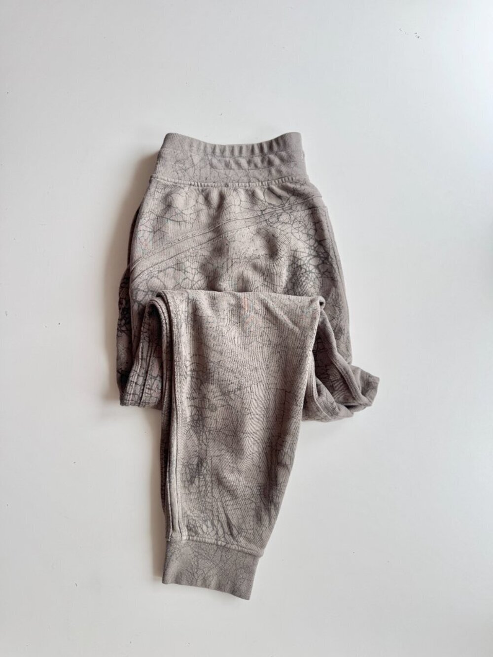 LULULEMON Thread Dye Rover Black Taupe Warm Down 7/8 Jogger Sweatpants, Size 12
